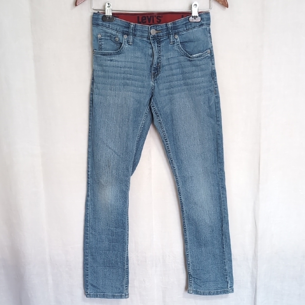 Levi 511 Medium Wash Denim Jean Youth Size 12, 26x27